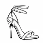 strappy heels image